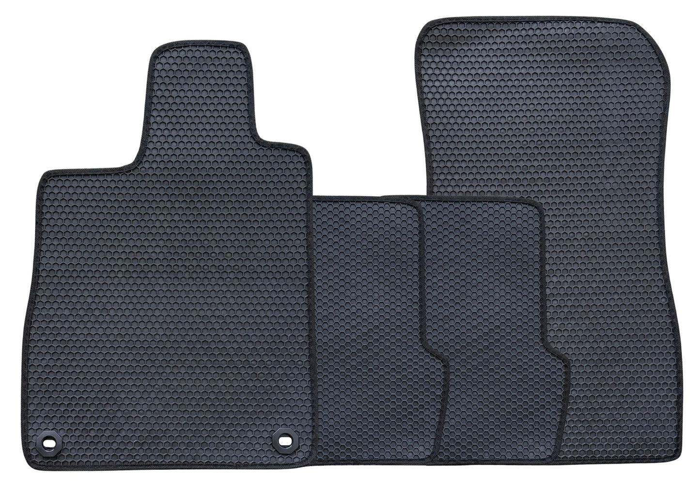 All Weather Honeycomb Floor Mats for 2021 to 2025 Acura TLX, Front and Rear, Black