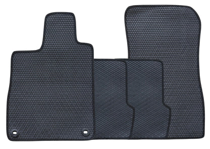 All Weather Honeycomb Floor Mats for 2021 to 2025 Acura TLX, Front and Rear, Black