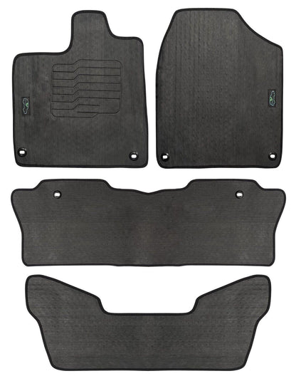 All-Weather Floor Mats for 2016 to 2022 Honda Pilot 7/8-Seater Front, Rear & 3rd Row