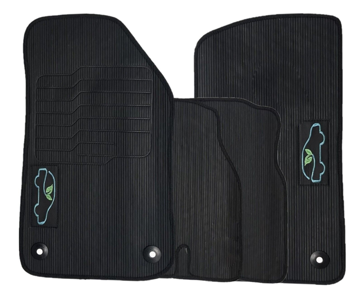 All-Weather Floor Mats for 2018 to 2024 Jeep Wrangler 4-Door Models