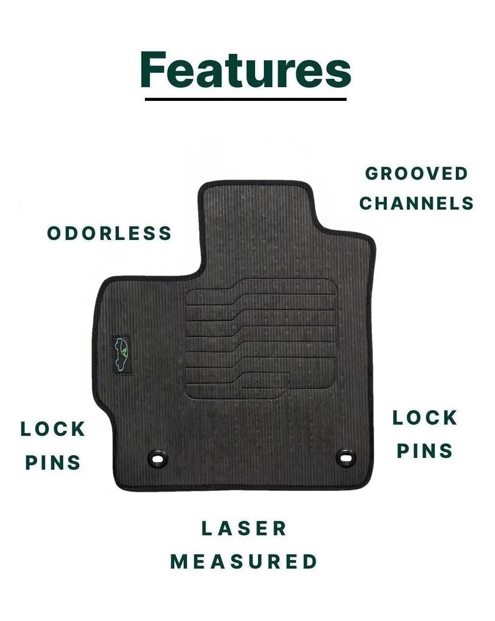 All-Weather Floor Mats For 2012 to 2015 Toyota Prius