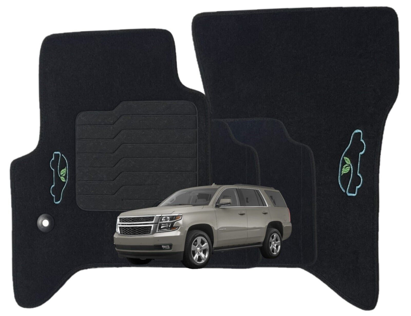 Carpet Floor Mats For 2015 to 2020 Chevrolet Tahoe and GMC Yukon