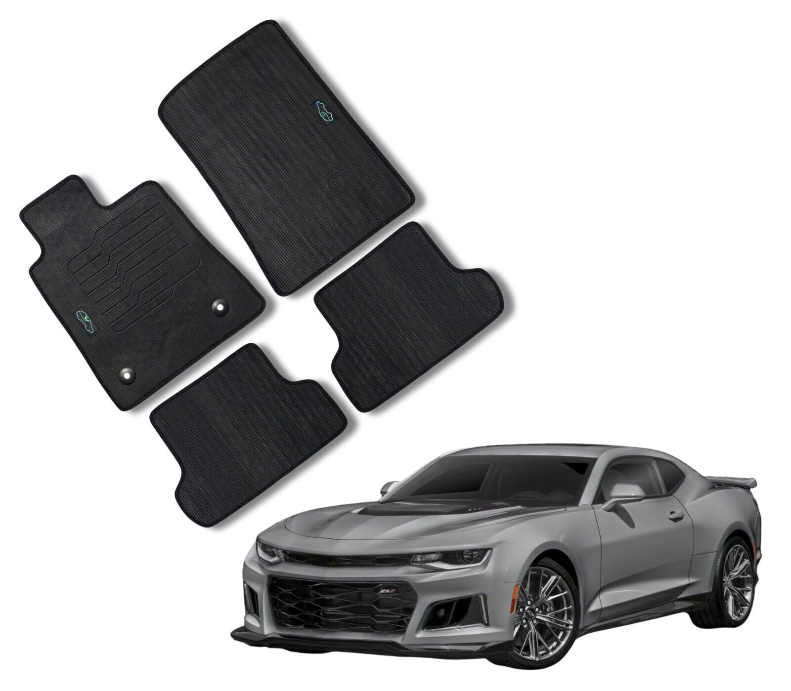 All Weather Floor Mats For 2016 to 2025 Chevrolet Camaro