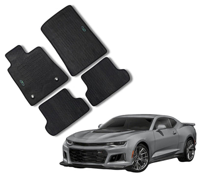 All Weather Floor Mats For 2016 to 2024 Chevrolet Camaro