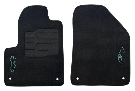 Carpet Floor Mats for 2014 to 2023 Jeep Cherokee, Driver and Passenger Only