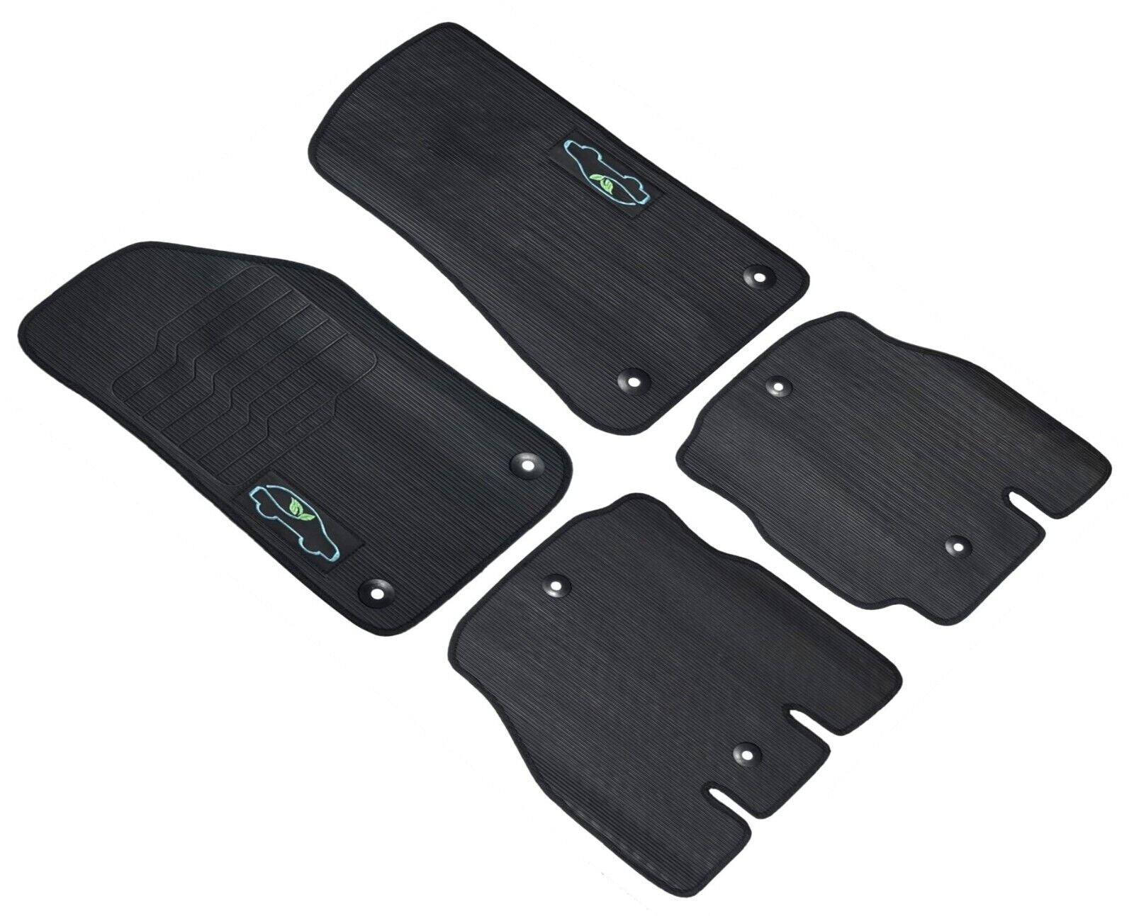 All Weather Floor Mats for 2018 to 2026 Jeep Wrangler JL 4 Doors Models (Not for JK/Not PHEV/Not 2-Door)
