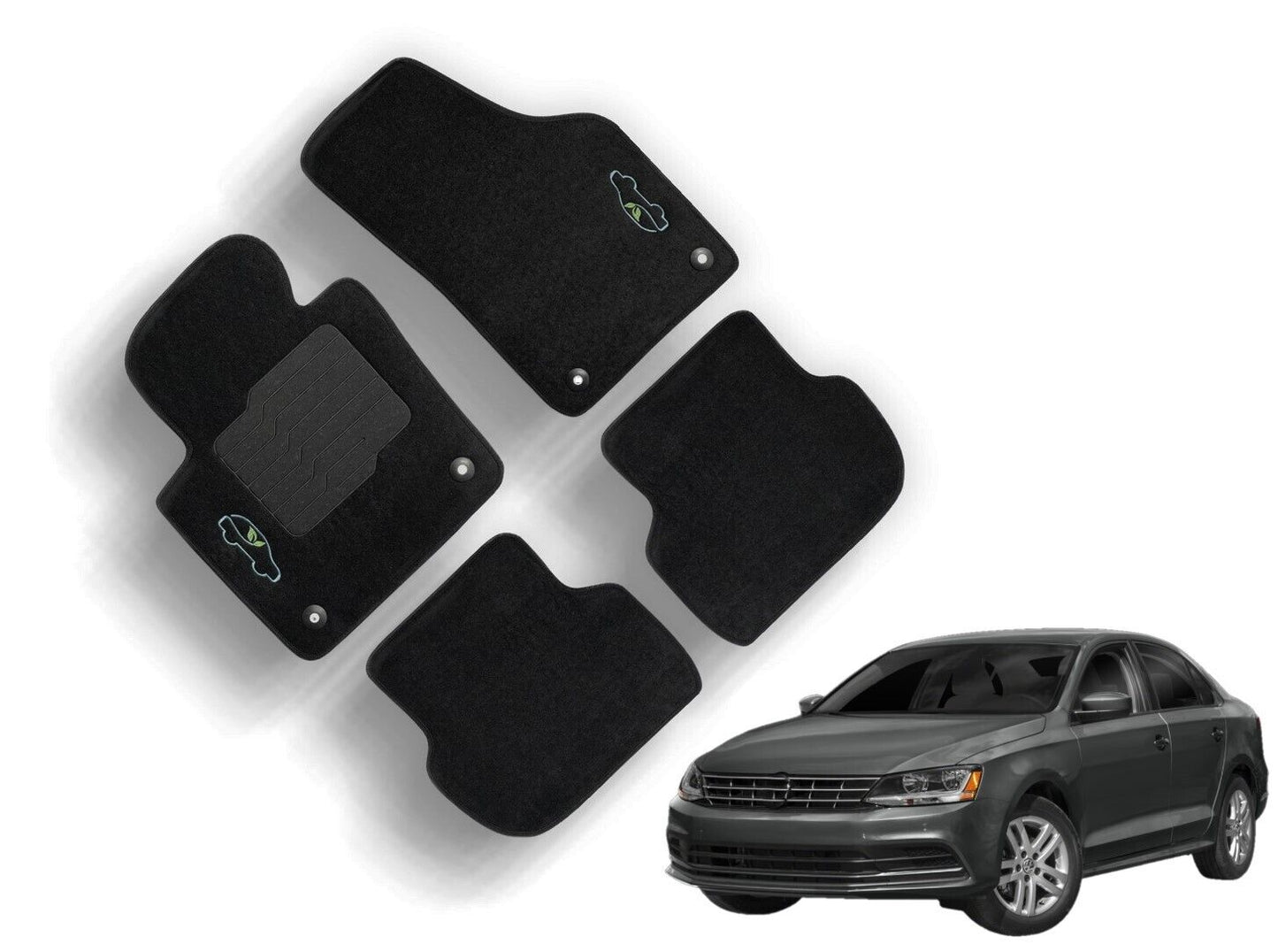 Carpet Floor mats for 2011 to 2018 Volkswagen Jetta