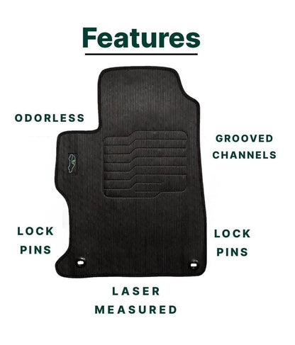 All Weather Floor Mats for 2012 to 2015 Honda Civic