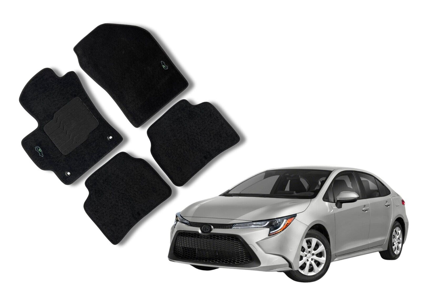 Carpet Floor Mats for 2020 to 2024 Toyota Corolla