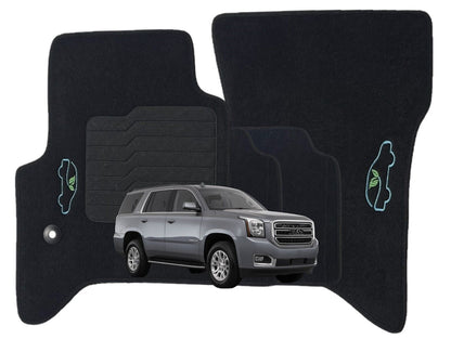 Carpet Floor Mats For 2015 to 2020 Chevrolet Tahoe and GMC Yukon