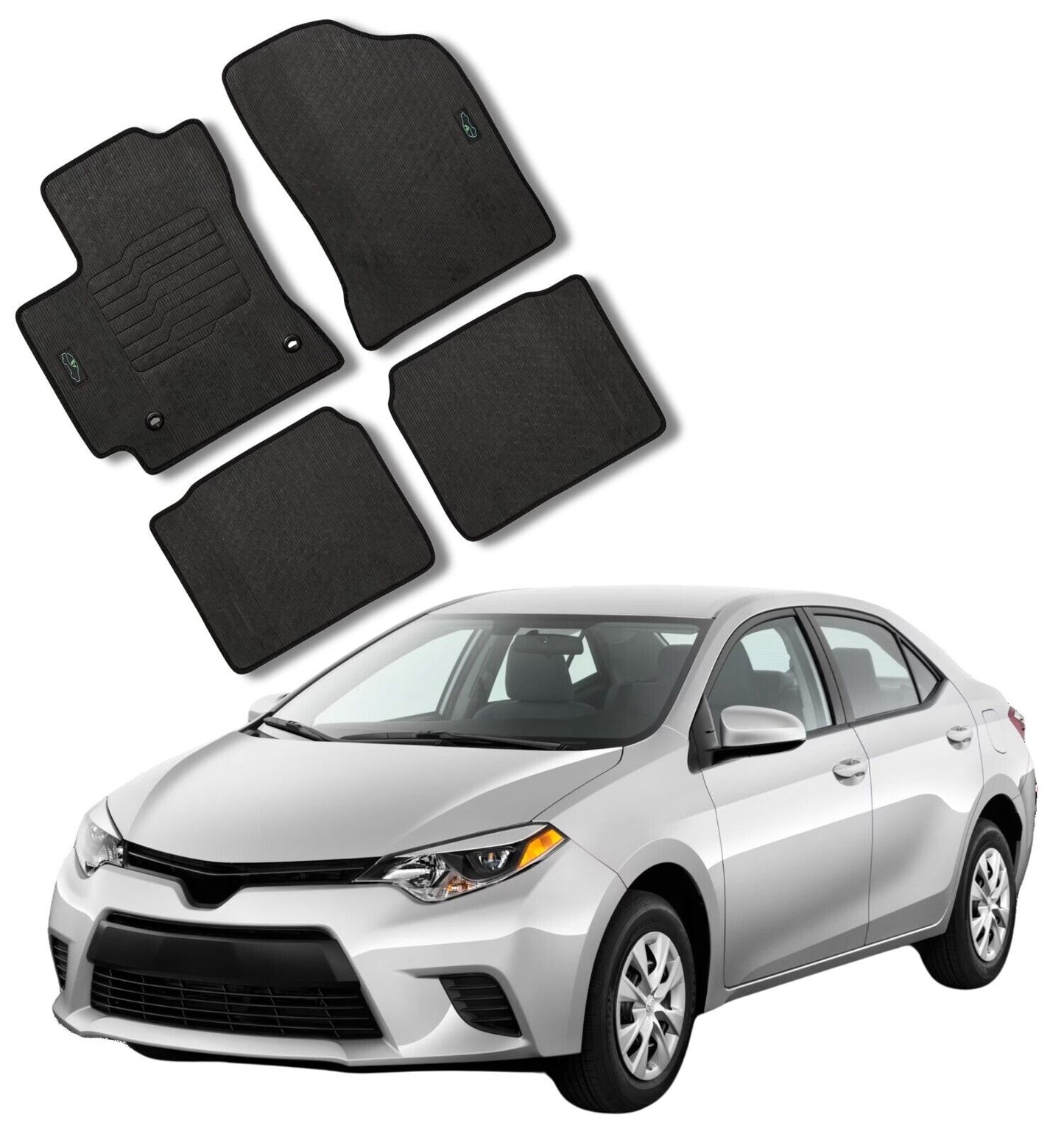 Floor Mats for 2014 to 2019 Toyota Corolla All-Weather