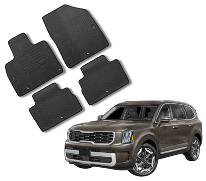 All-Weather Floor Mats For 2020 to 2024 Kia Telluride