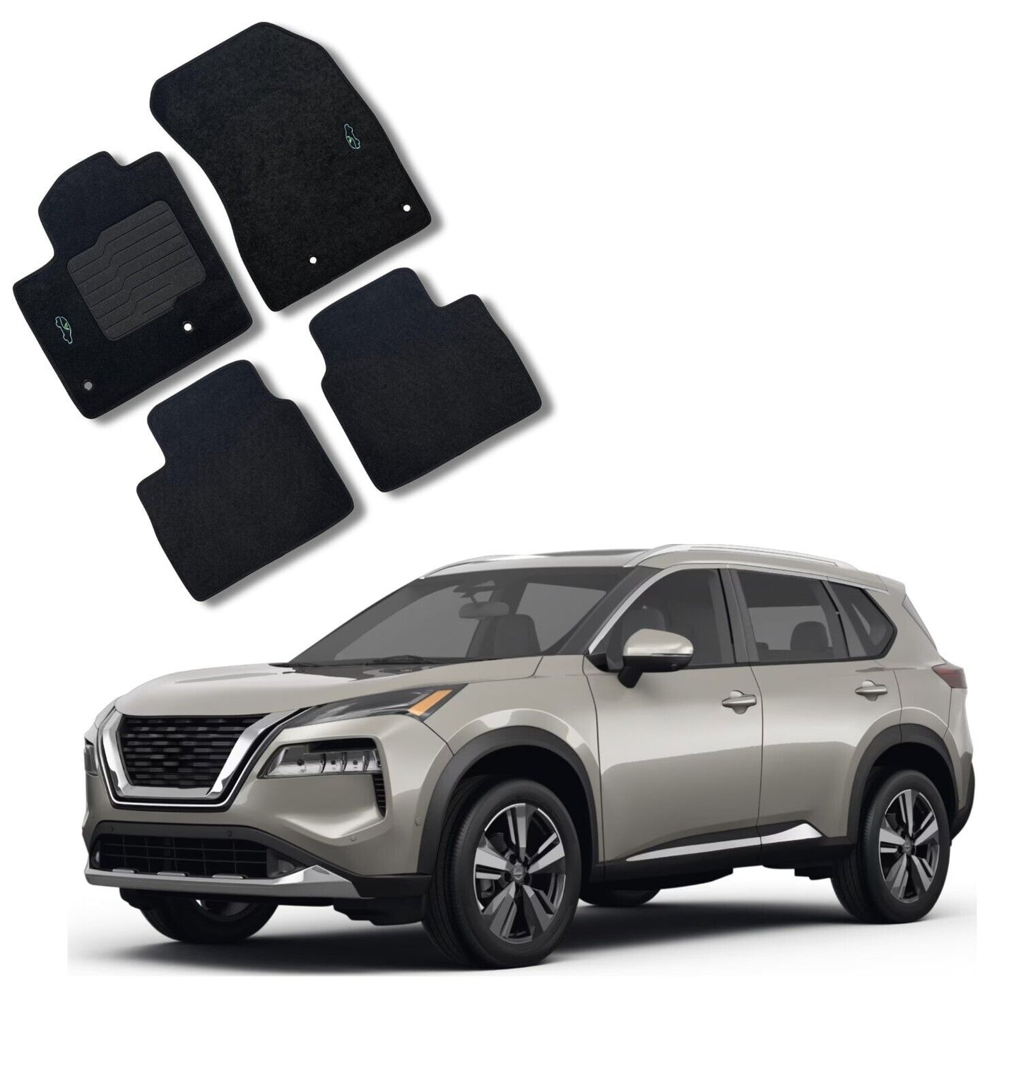 Carpet Floor Mats for 2021 to 2024 Nissan Rogue