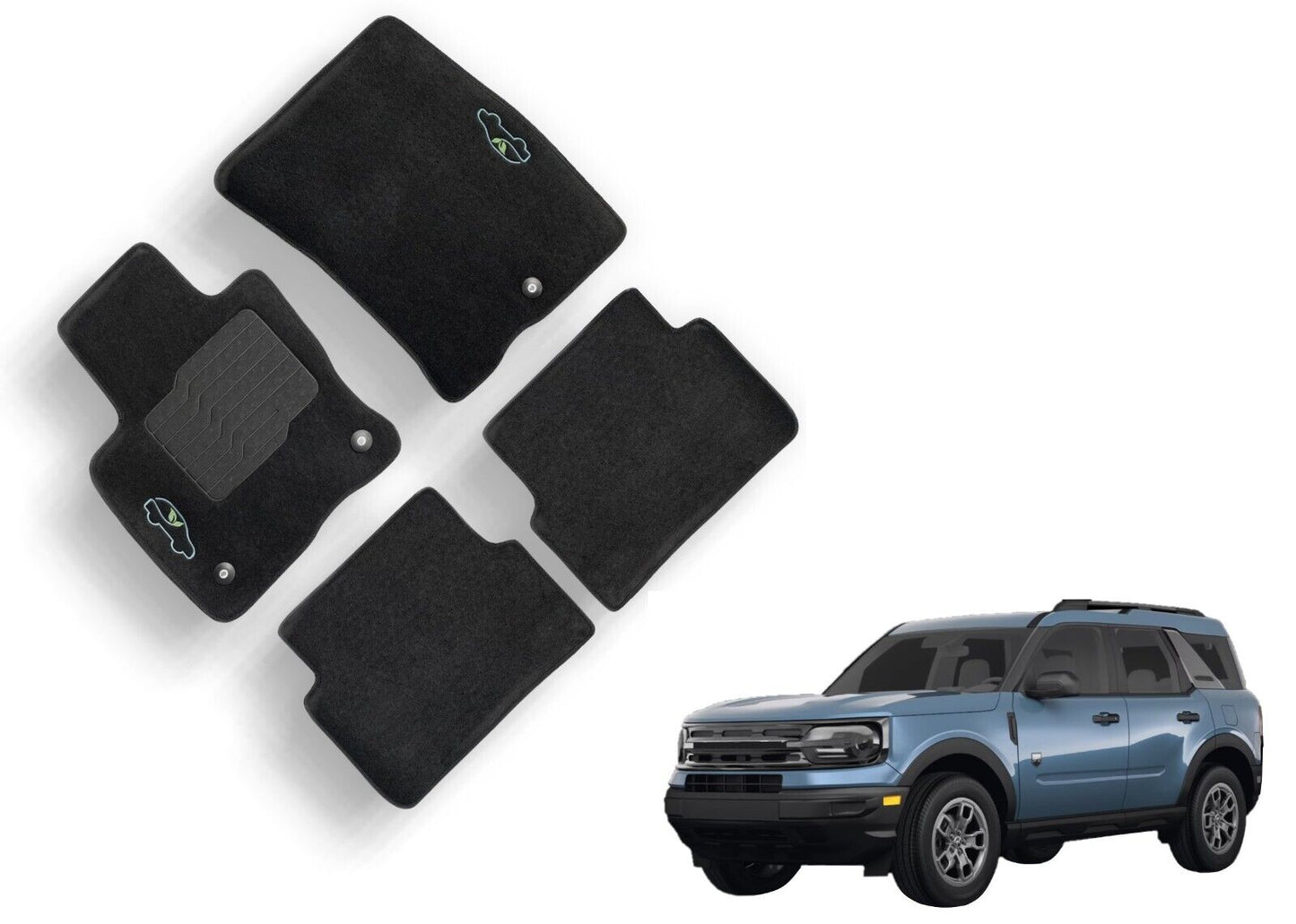 Carpet Floor Mats for 2021 to 2024 Ford Bronco Sport and Maverick