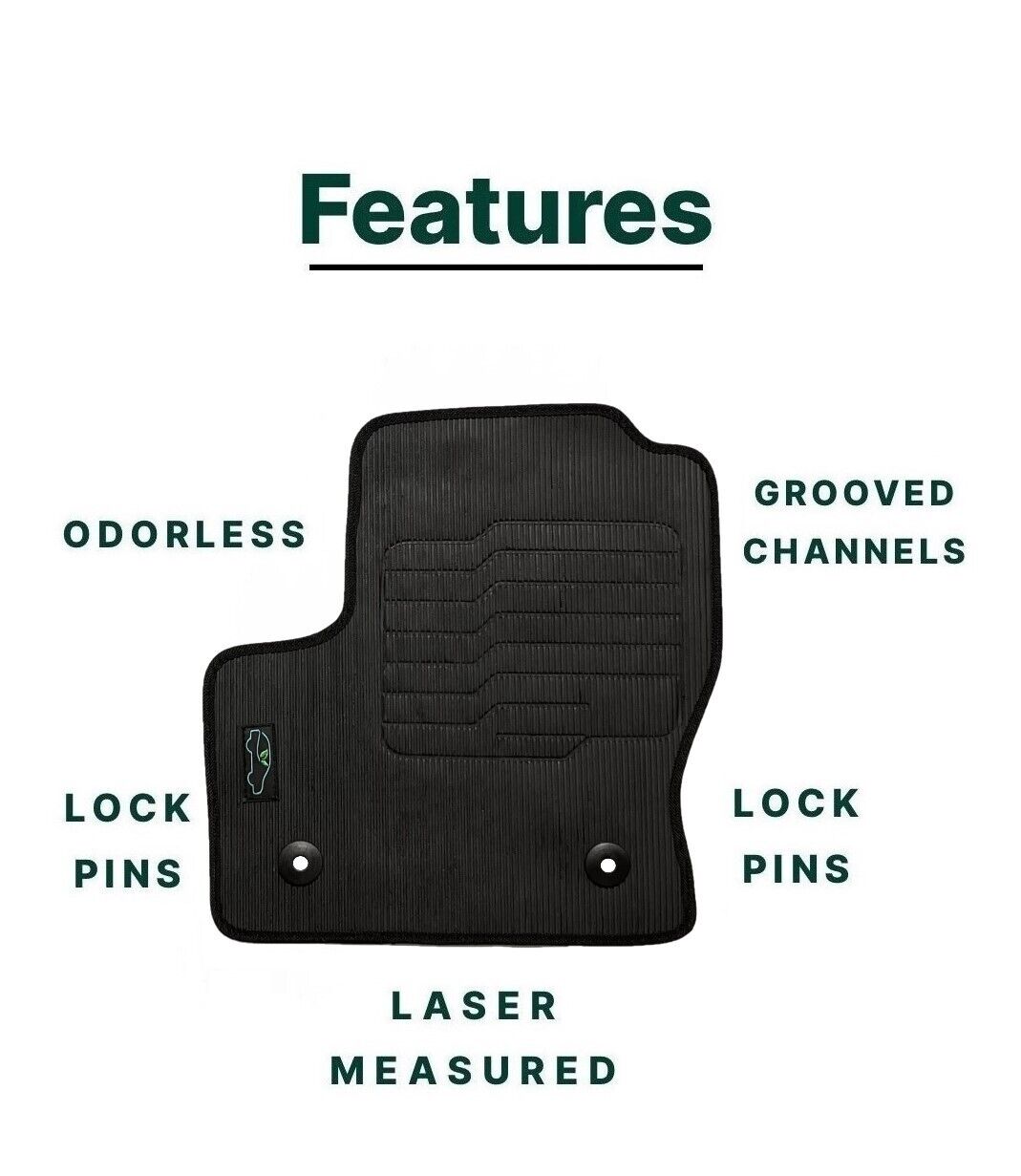 All Weather Floor Mats for 2013 to 2019 Ford Escape