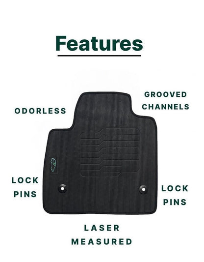 All Weather Floor Mats For 2019 to 2024 Chevrolet Blazer