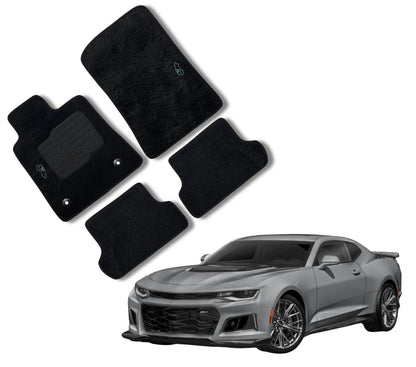 Carpet Floor Mats For 2016 to 2024 Chevrolet Camaro