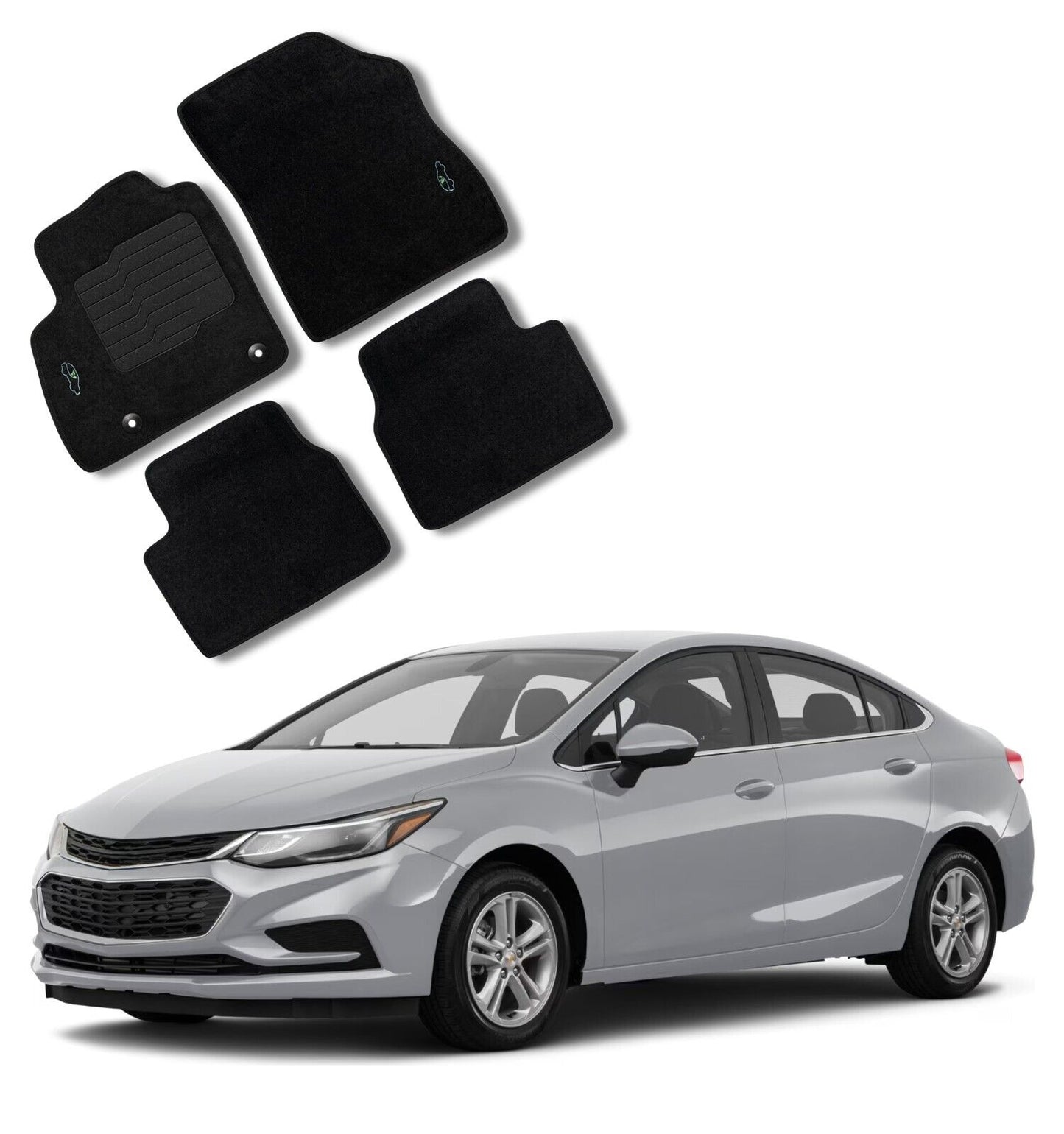 Carpet Floor Mats for 2017 to 2019 Chevrolet Cruze