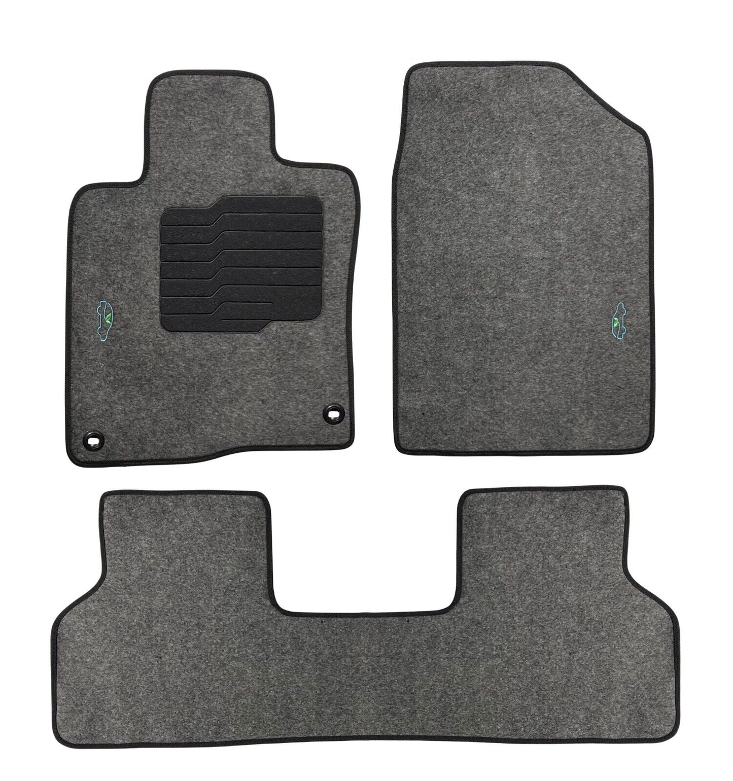 Carpet Floor Mats for 2016 to 2021 Honda Civic - Gray