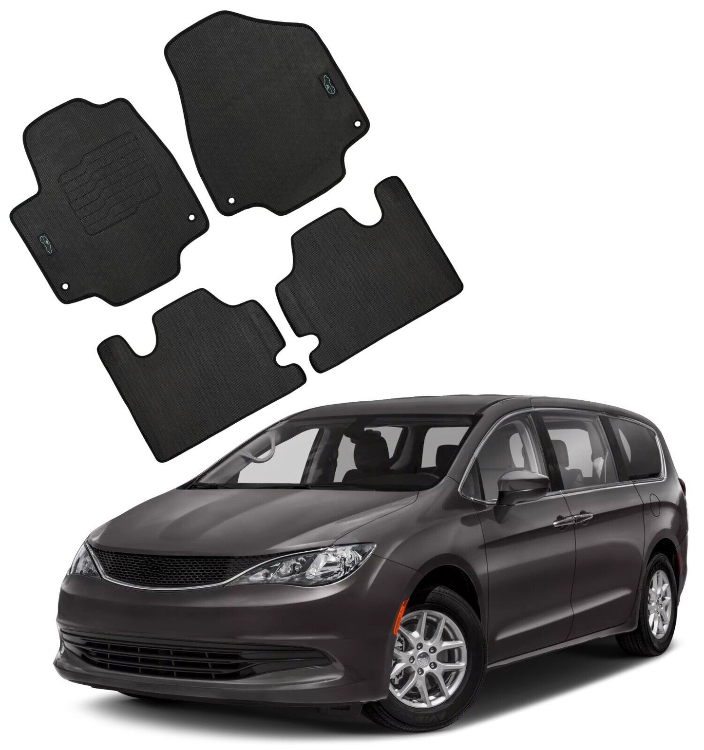 Floor Mats for 2017 to 2024 Chrysler Pacifica All Weather