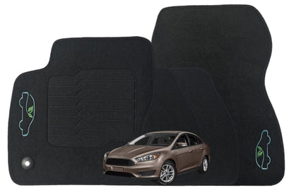 Carpet Floor Mats for 2012 to 2018 Ford Focus Hatch and Sedan