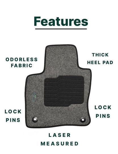 Carpet Floor Mats For 2020 to 2024 Ford Escape - Gray