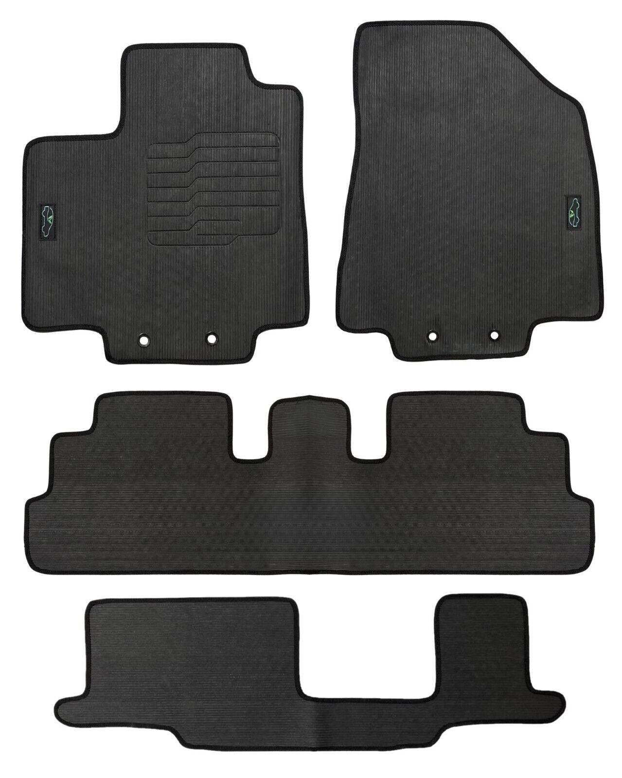 All Weather Floor Mats for 2022 to 2024 Nissan Pathfinder 8 Seat / Infiniti QX60