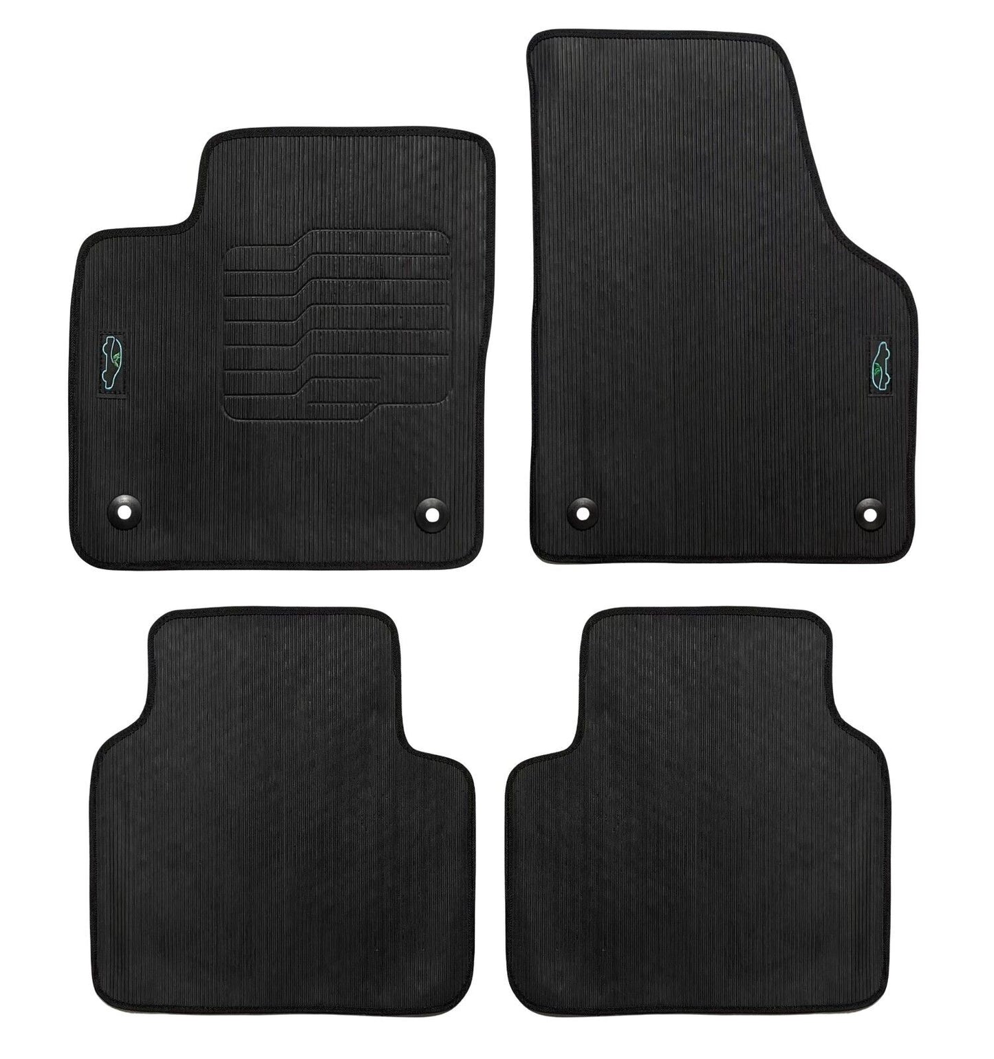 All Weather Floor Mats For 2018 to 2024 Volkswagen Atlas / Atlas Cross