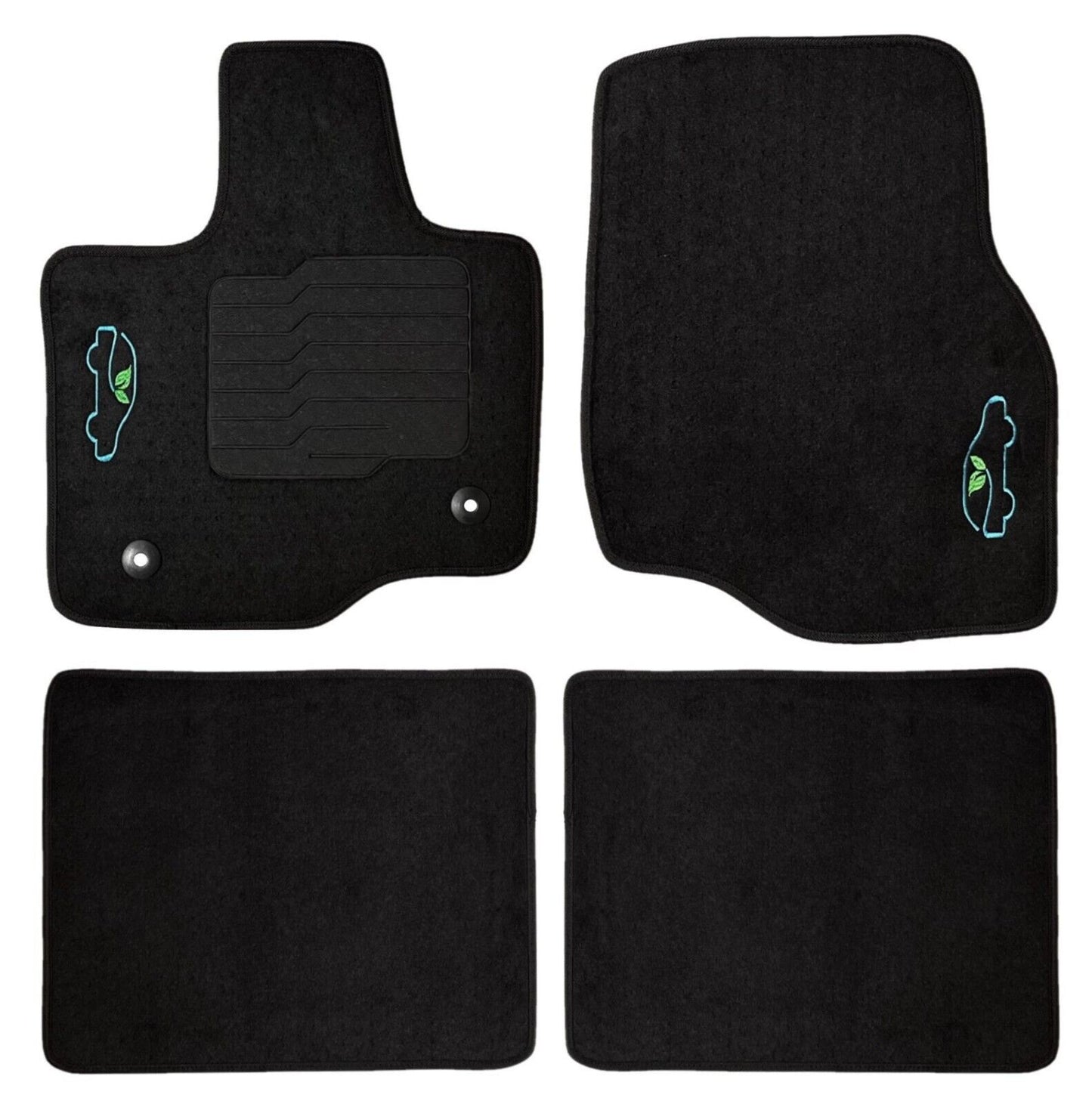 Carpet Floor Mats for 2015 to 2020 Ford F-150 Crew & Extended Cabin