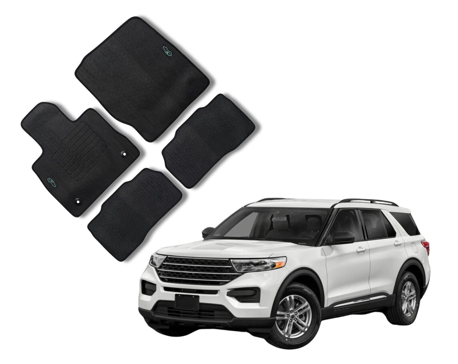 All Weather Floor Mats for 2020 to 2026 Ford Explorer