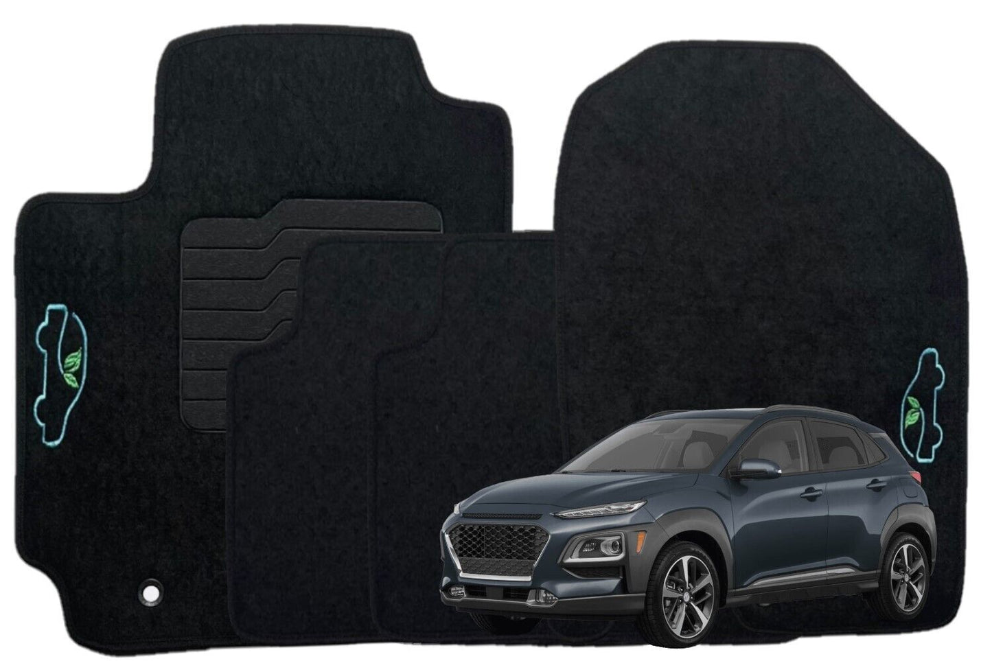 Carpet Floor Mats For 2018 to 2023 Hyundai Kona