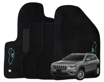 Carpet Floor Mats Custom Fit for 2014 to 2023 Jeep Cherokee