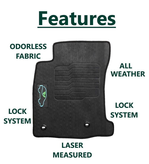 All Weather Floor Mats for 2013 to 2024 Toyota 4Runner and Lexus GX460
