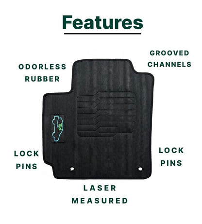 All Weather Floor Mats for 2018 to 2023 Hyundai Kona