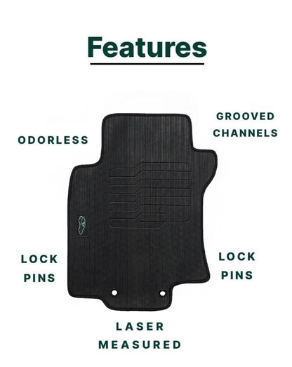 All-Weather Floor Mats for 2014 to 2019 Nissan Rogue