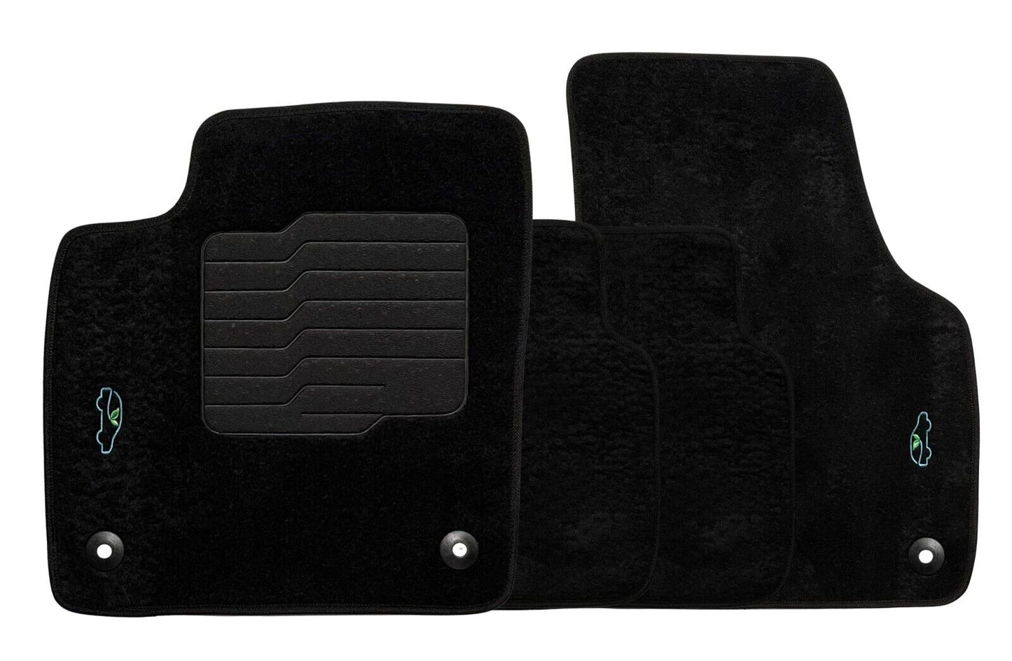 Carpet Floor Mats For 2018 to 2024 Volkswagen Atlas / Atlas Cross Sport 4 PCS