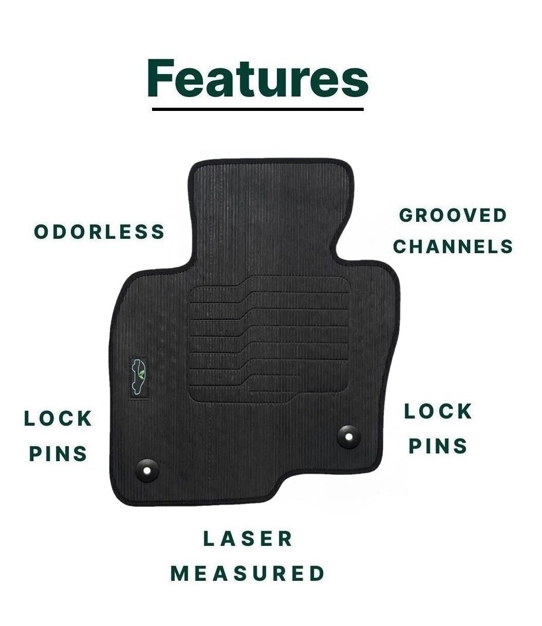 Floor Mats All-Weather for 2017 to 2025 Mazda CX-5