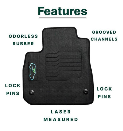 All-Weather Floor Mats For 2016 to 2024 Chevrolet Malibu