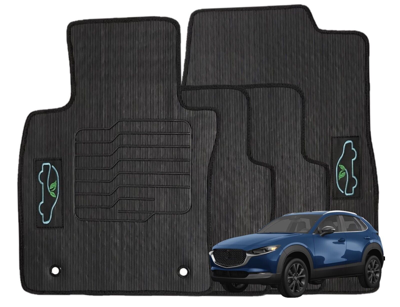 Floor Mats All Weather for 2019 to 2026 Mazda CX-30 and Mazda 3 Hatch and Sedan