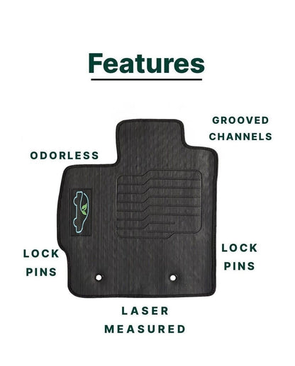 All-Weather Floor Mats For 2010 and 2011 Toyota Prius