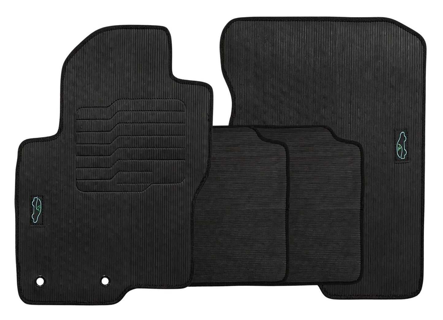 All Weather Floor Mats for 2011 to 2021 Nissan Frontier Crew Cab