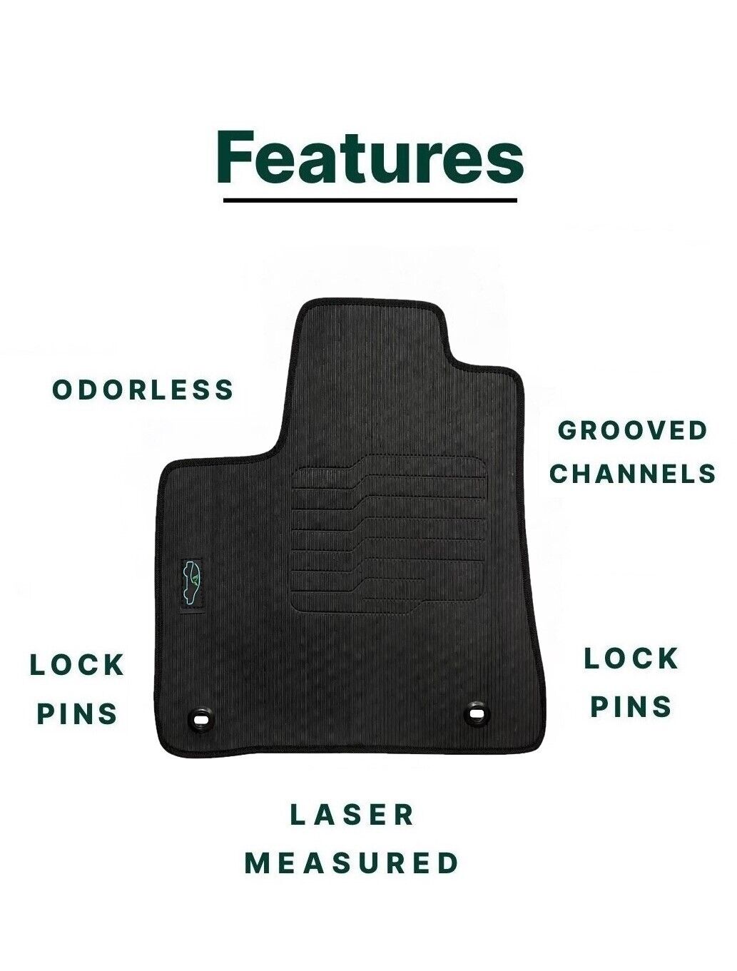 Floor Mats For 2014 to 2019 Toyota Highlander All Weather