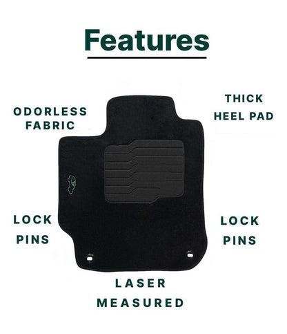 Carpet Floor Mats for 2012 to 2017 Toyota Camry