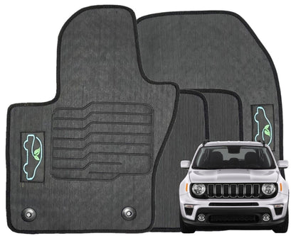 All Weather Floor Mats for 2015 to 2023 Jeep Renegade