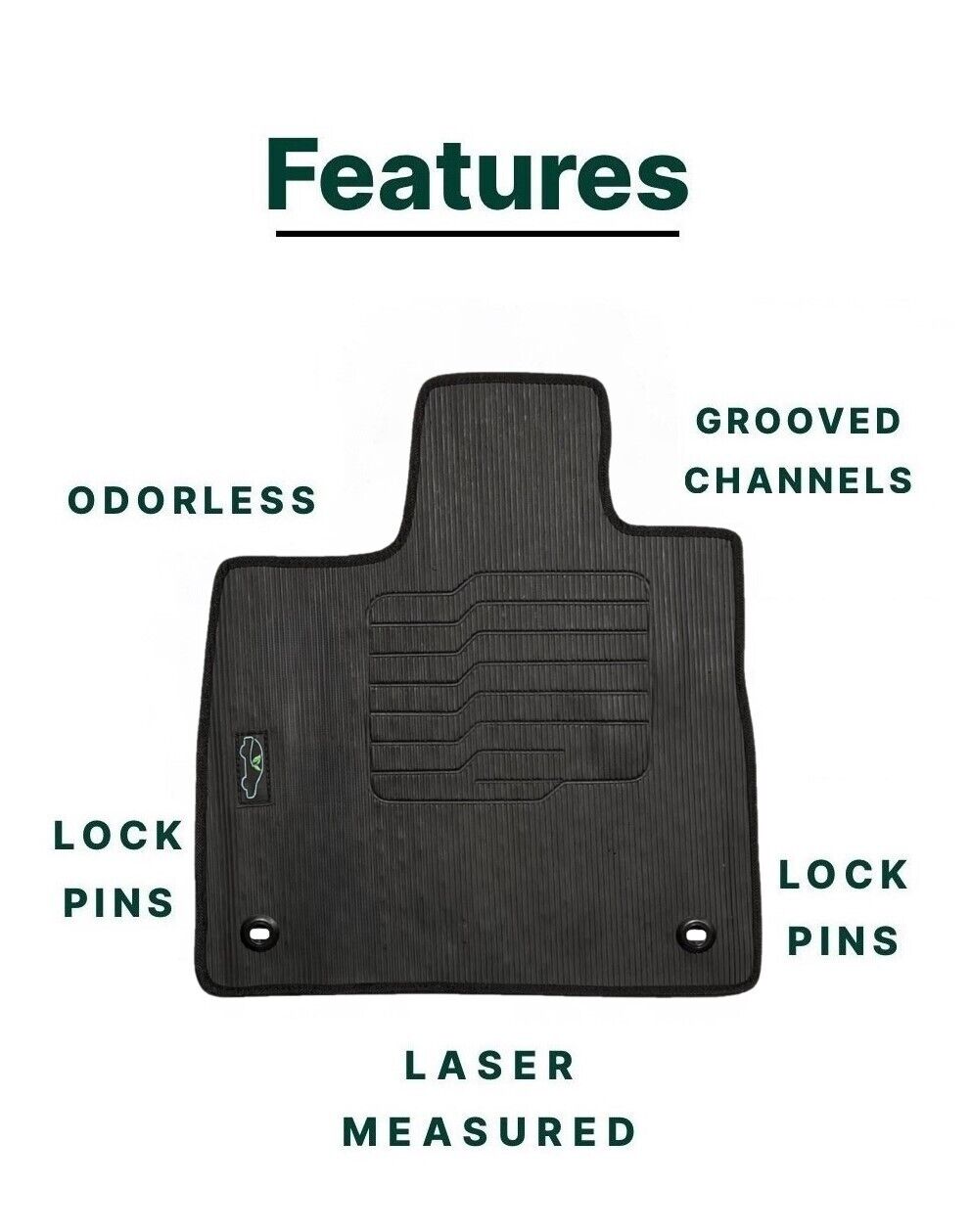 All Weather Floor Mats for 2023 to 2026 Honda Pilot