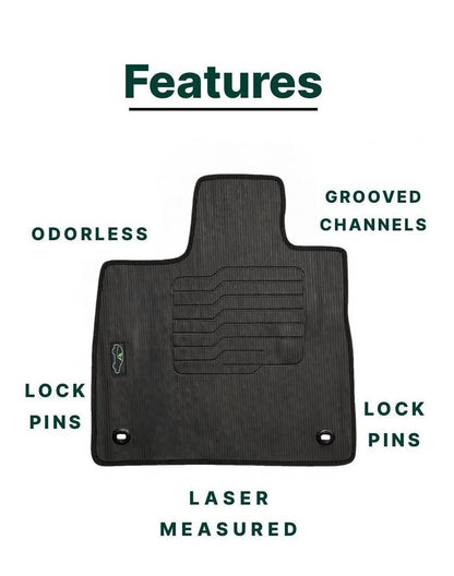 All Weather Floor Mats for 2023 and 2024 Honda Pilot