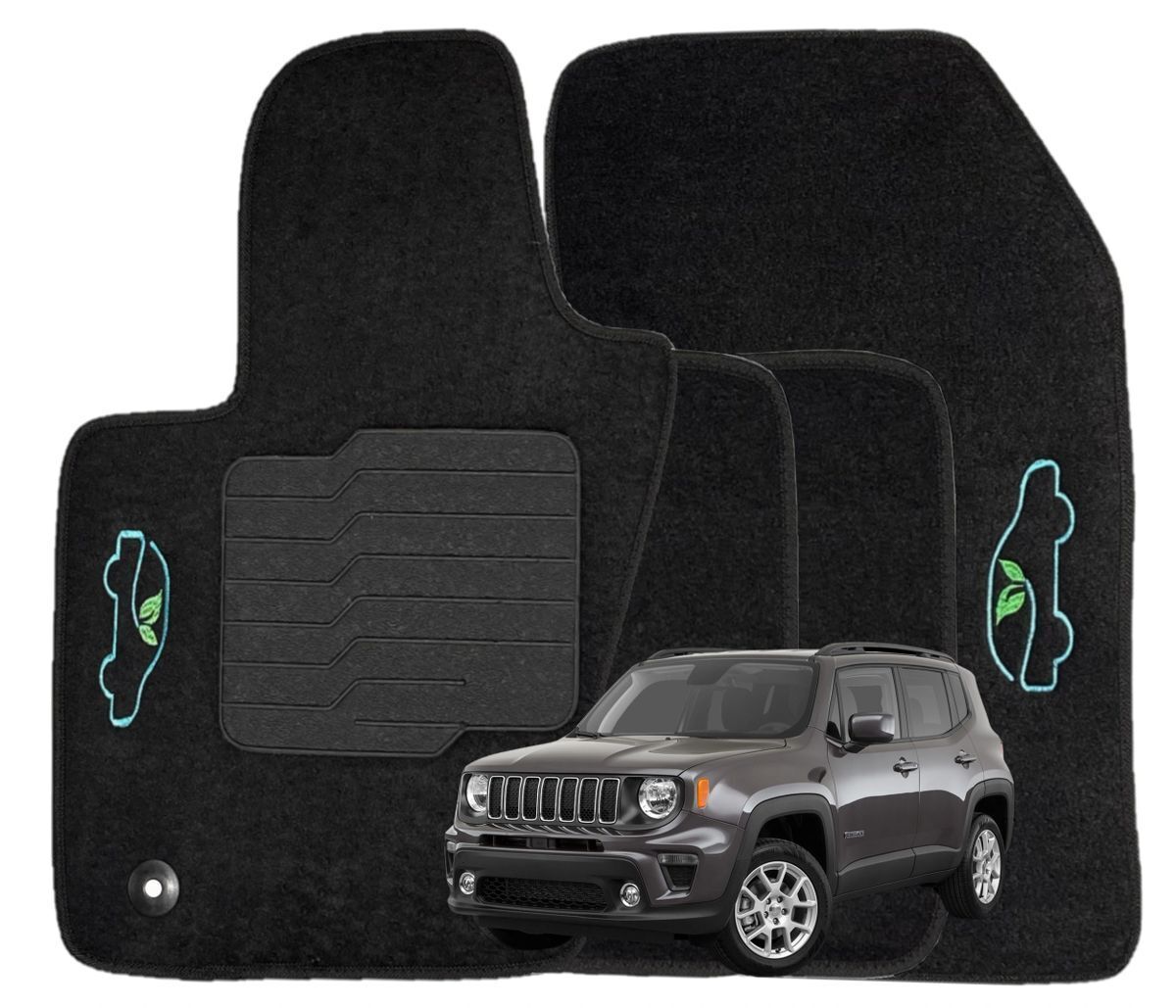 Carpet Floor Mats for 2015 to 2023 Jeep Renegade