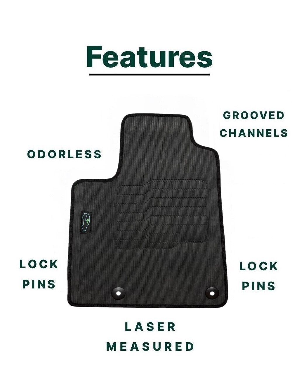 Floor Mats All Weather for 2021 to 2026 Grand Cherokee L (6 or 7 Seat) - Not For Regular Grand Cherokee