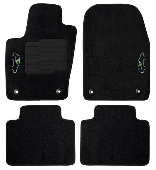 Carpet Floor Mats for 2016 to 2021 Jeep Grand Cherokee & 16 to 23 Dodge Durango