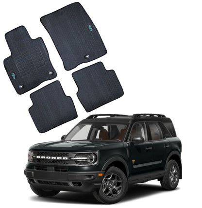Floor Mats All Weather for 2021 to 2026 Ford Bronco Sport / 2022 to 2026 Ford Maverick